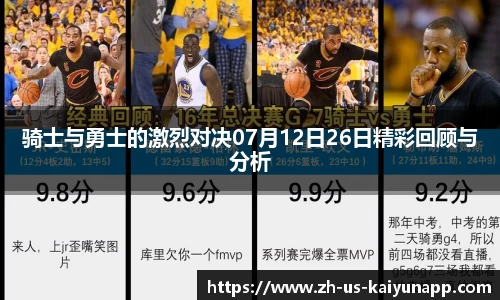 骑士与勇士的激烈对决07月12日26日精彩回顾与分析